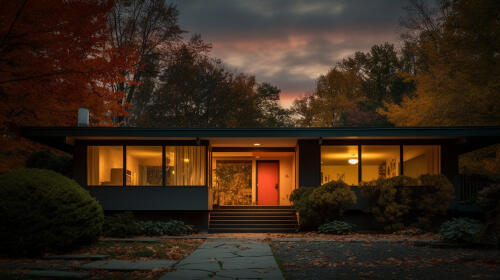 Creepy Mid Century Modern House Creepy Mid Century Modern House